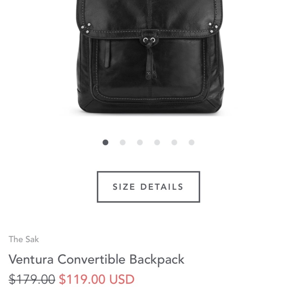 The Sak Ventura Convertible Backpack - Picture 3 of 4